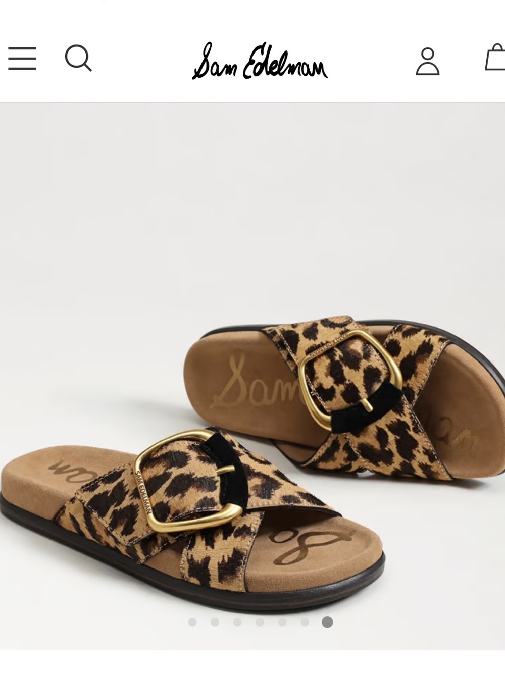 Sam Edelman NWT Darla Buckle Slide Sandal 8.5